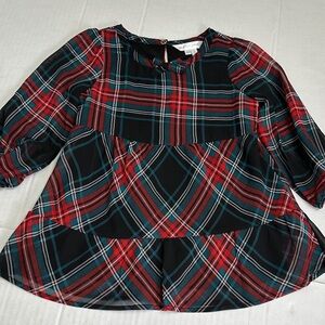 Draper James Baby Girl Size 18‎ Months Holiday Plaid Dress